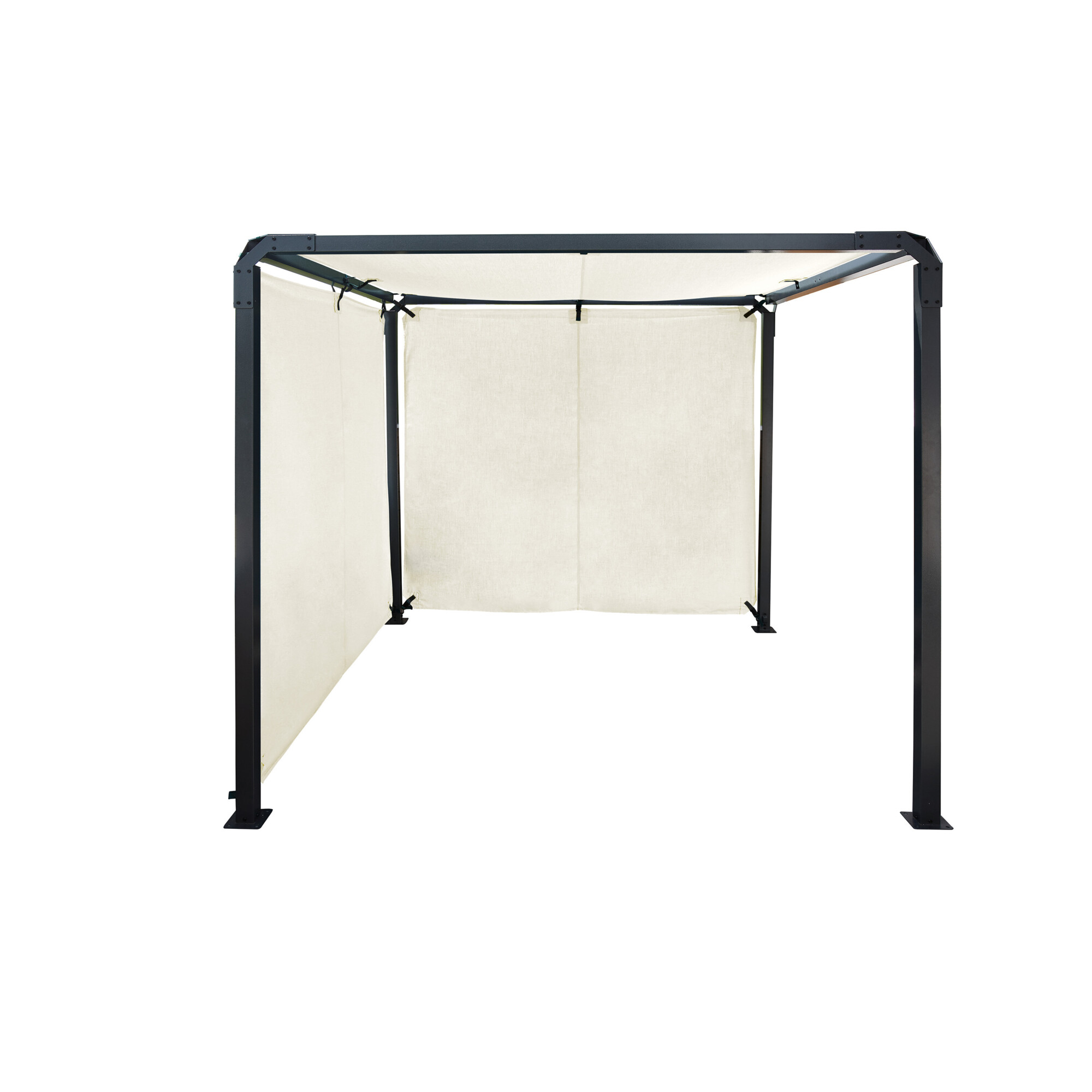 ShelterLogic Sojag Dunwich Pergola - 8ft. x 8ft., Steel Frame, Cream, Model# 308-9168105